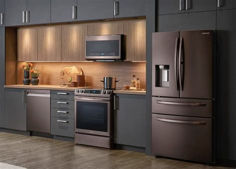 what color cabinets go best with tuscan stainless steel appliances|best colors for kitchen cabinets.